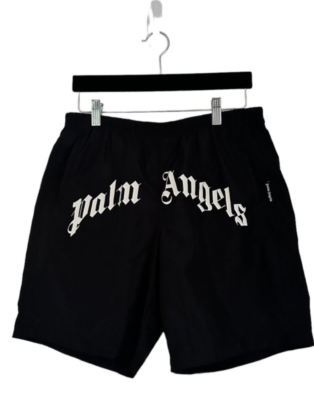 Palm Angels Curved Logo Swim Shorts Size S NEW